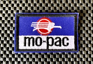 MO-PAC MISSOURI PACIFIC LINES BORDADO COSER SOLO PARCHE RIEL 3 1/4" X 2" NUEVO DE STOCK - Imagen 1 de 2
