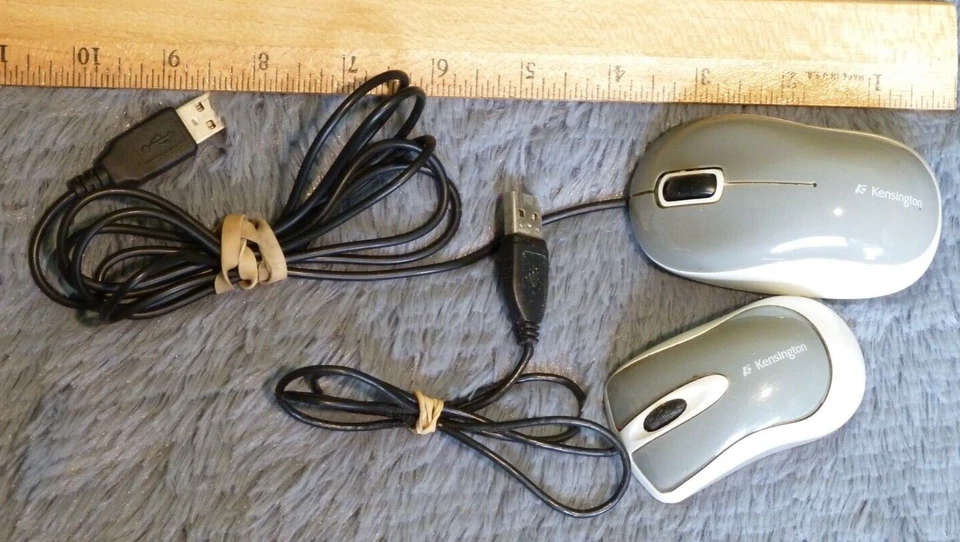 Lote 2 Mini Mouse Kensington Cableado USB PARA REPARACIÓN K72346 Foto 1 de 4