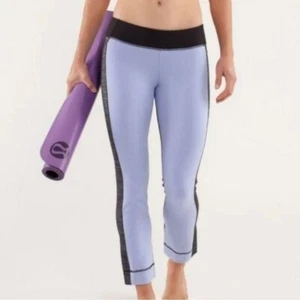 Lululemon Athletica Root Chakra Pant Legging Mid Rise Lavender Polar Haze Gray 8 - Bild 1 von 9