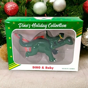 Sinclair Oil Christmas Ornament Holiday Collection Dino & Baby 6th In Series '22 - Picture 1 of 7