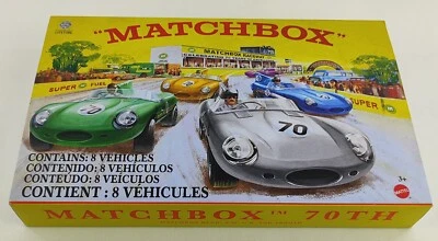 Matchbox Premium Collectors 70th Anniversario Special Edizione 8 Modellini Auto - Immagine 1 di 4