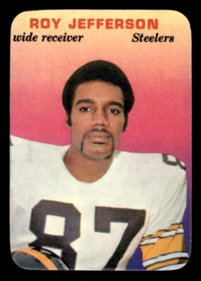 1970 Topps Super Glossy Football #17 Roy Jefferson NM - Image 1 of 2