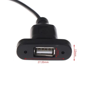 USB Type A Power Port Female Jacks Connector DIY Charging Socket USB-A Cable - Picture 1 of 8