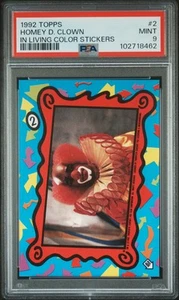 1992 Topps In Living Color Stickers Homey D. Clown #2 PSA 9 - Picture 1 of 2