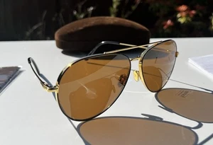 Tom Ford Dashel Sunglasses - Gold - Brown Gradient - FT0996 S 01J - Picture 1 of 14