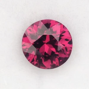 💎 Granate rodolita rosa frambuesa natural redondo de 1,58 quilates 7 mm VS - gema de lujo - Imagen 1 de 4