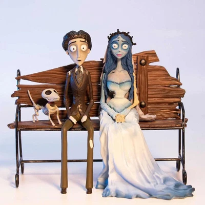 Corpse Bride Victor und Emily Figurenset 25th Anniversary 1/10 Scale SD Toys Neu