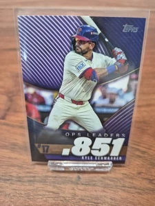 2025 Topps Kyle Schwarber Philadelphia Phillies #OPS-17 OPS Leaders - Bild 1 von 2