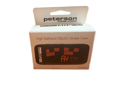 Sintonizador estroboscópico con clip de alta definición Peterson con ángulo de visión amplio, disco retroiluminado Foto 1 de 4