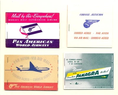 USA 4 x BOOKLET etc.. WITH AIRMAIL STICKERS ** VF @1 - Image 1 of 2