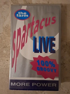 The Farm Spartacus Live 24 March 1991 Royal Court, Liverpool (VHS Tape)-Freepost - Image 1 of 4