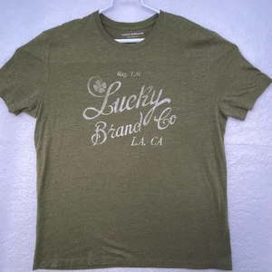 Lucky Brand XL Men’s Brown Graphic T-Shirt - Picture 1 of 9