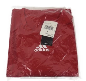 CAMISA MUJER ADIDAS CREATOR ROJA/BLANCA MANGA CORTA TALLA GRANDE NUEVA CON ETIQUETAS - Imagen 1 de 5