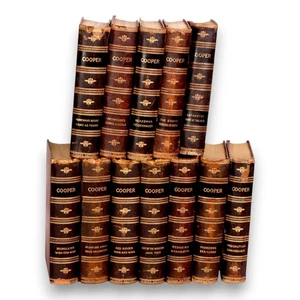 The Works of James Fenimore Cooper 12 Vol Otsego 1st Edition HC Putnam 1900 - Picture 1 of 10