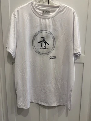 Original Penguin Men's Medium Raquet Paddle Pickleball Shirt Performance Jersey - Image 1 of 4