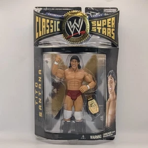 WWE Jakks Classic Superstars Series 4 Tito Santana MOC Ruthless WWF - Foto 1 di 2
