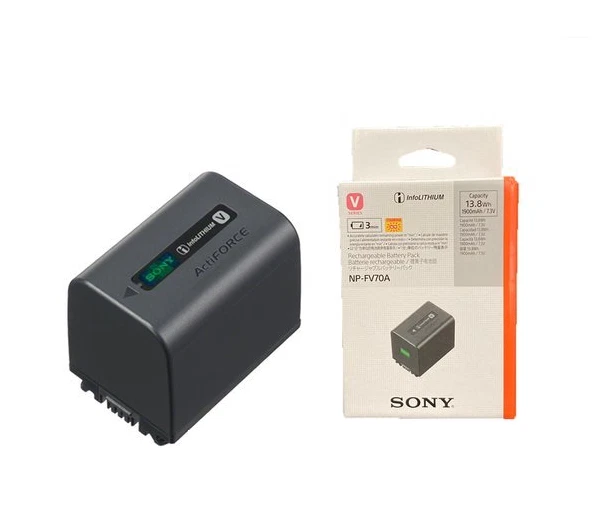 Sony Battery NP-FV70A 6.8V 1960mAh for Camcorder V H P Series FedEx Priority USA - Image 1 of 4