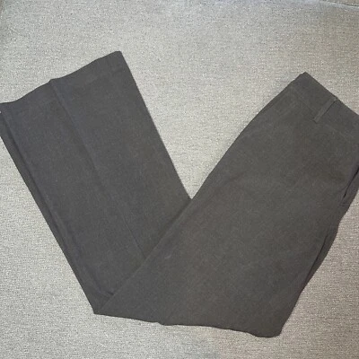 "Pantalones de vestir Vertigo Paris marrón con bolsillo frontal plano talla 14 34"" entrepierna" Foto 1 de 4