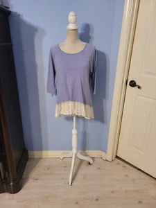 Umgee kleine Bluse Damen blau Tunika - Bild 1 von 7
