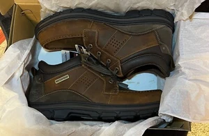 Man's Boots SKECHERS Relaxed Fit Segment - Melego - Dark Brown Size 11.5 .. NEW - Picture 1 of 7
