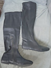 Gorgeous MaxStudio Over-the-knee Flat Boot, Black Nappa, Size 10 were $329 new