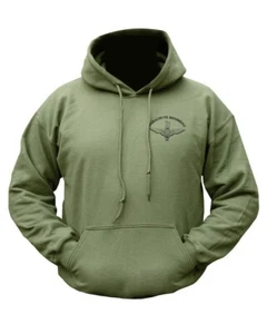 SUDADERA CON CAPUCHA Kombat UK Parachute Regiment - Verde Oliva - Imagen 1 de 2