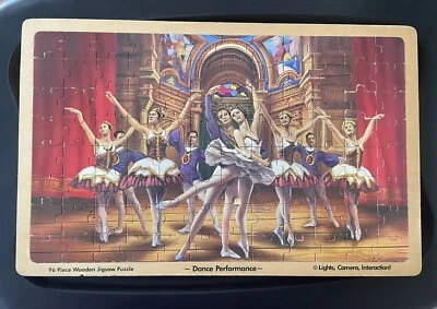 MELISSA & DOUG ТАНЦЕВАЛЬНОЕ ВЫСТУПЛЕНИЕ 96 ШТ. ДЕРЕВЯННАЯ ГОЛОВОЛОМКА  - Изображение 1 из 4