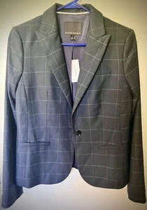 Banana Republic Damen Blazer marineblau neu mit Etikett Größe 4 kostenloser Versand in den USA - Bild 1 von 4