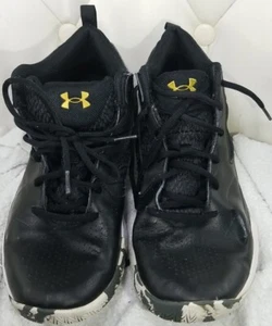 UNDER ARMOUR LOCKDOWN 5 UNISEX BASKETBALL SNEAKERS SIZE M11/W12.5 US BLACK /... - Picture 1 of 20