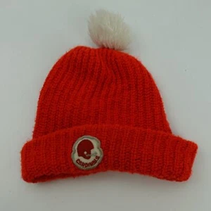 St Louis Cardinals Football VTG Pom Socking Cap Hat Fitted Red - Picture 1 of 3