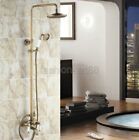 Bathroom Shower Faucet Set Rain Shower Head Antique Brass Tub Mixer Tap Frs163