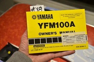 OEM YAMAHA YFM100A YFM100 ATV Owners Manual #Y8 1989 1990 - Bild 1 von 7