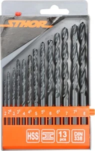 5906083221804 KOMPLET WIERTEŁ DO METALU 2.0-8.0MM 13SZT. VOREL - Bild 1 von 1