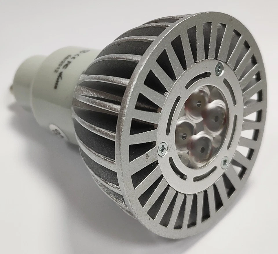 7.5W LED Long Barrel GU10 Amber Coloured Reflector Spot Light Bulbs Downlight - Image 1 of 3