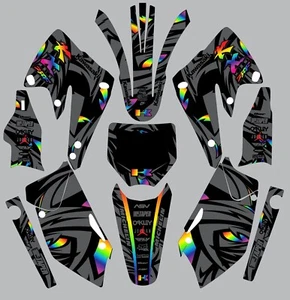 Graphic Kit for 2004 2005 Kawasaki KXF250 KX250f KX 250f Decal Rainbow - Picture 1 of 1