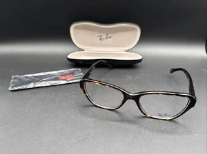 NEW Ray Ban RB5341 2012 Women Shiny Havana Cats Eye Eyeglasses Frames 55/17~140 - Picture 1 of 15