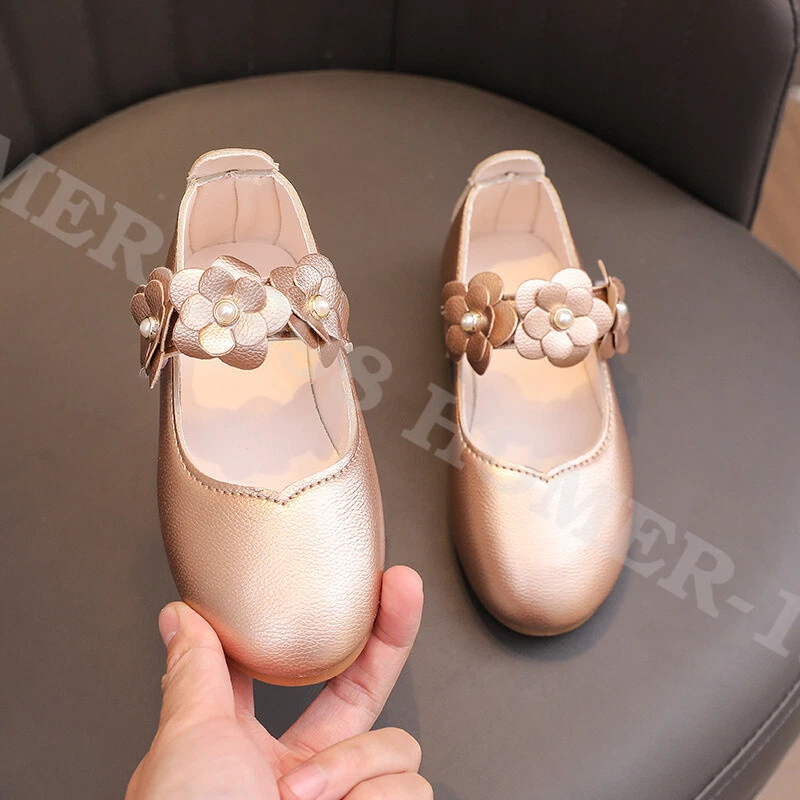 Девочек Kids день рождения вечеринки свадебное платье кожаные туфли детей ясельного возраста школы туфли на плоской подошве - Изображение 1 из 4