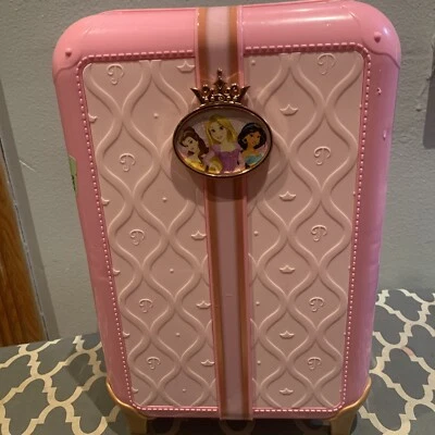 Solo estuche, sin accesorios, maleta de juego rodante princesa Disney asa extensible Foto 1 de 4