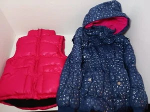 Lot Of 2 Winter Jackets Girls Size 10/12 Route 66 Blac Label - Picture 1 of 17