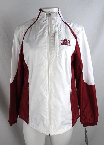 Colorado Avalanche NHL Women's Full Zip Windbreaker Jacket - Multiple Colors! Cover
