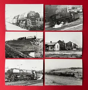 6 x RDA ferrocarril foto 1977 locomotora de vapor BR 01 0523-9, 01 2165-7, 01 0535-3 (130571 - Imagen 1 de 2