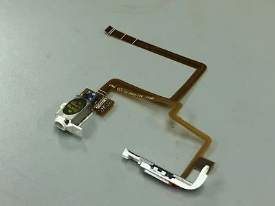 iPod Video 5th 5.5 Gen 30GB Thin Audio Headphone Jack Hold Switch Assembly White - Image 1 of 4