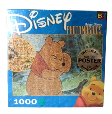PUZZLE DISNEY WINNIE THE POOH CON FOTOMOSAICOS DE COLMENA 1000 CON PÓSTER SELLADO DE FÁBRICA Foto 1 de 4