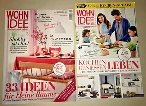 Zeitschrift, Magazin WohnIDEEN ~Wohnen und Leben & Heft Küchen Spezial Sept.2014 - Bild 1 von 5
