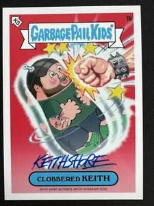 2022 Topps MLB x GPK Series 1 KEITH SHORE Portrait SP CLOBBERED KEITH #1b Auto - Picture 1 of 2
