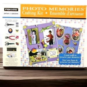 FISKARS Playtime Photo Memories Crafting Kit BOX Over 150 Items Frames Tools - Picture 1 of 6