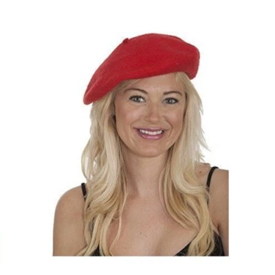 Classic French Beret Hat - 80's - 90's - One Size - 2 Colors - Image 1 of 4