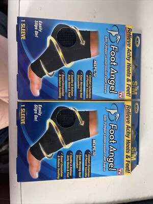 (2 ) New Foot Angel Anti-Fatigue Compression Foot  ( 1 Sleeve only ) Size S/M - Image 1 of 4