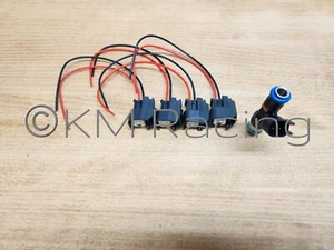 (4x) Bosch EV14 (0 280 158 XXX) Fuel Injector Connectors (Quick Disconnect) - Picture 1 of 3