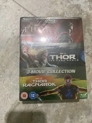 THOR 3-Movie Collection (Blu-ray Boxset)Slipcover-NEW (Sealed)-S&H with Tracking - Image 1 of 4